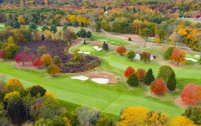 Drone Photography of Fall Colors in NJ